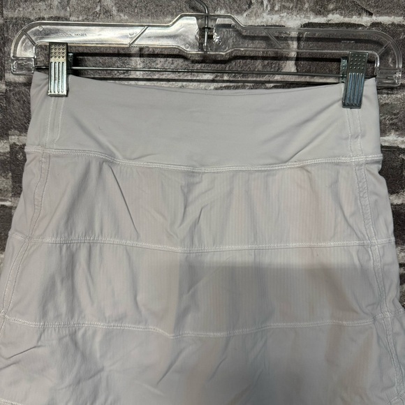 Lululemon Pace Rival Skirt (Tall) 4-way Stretch 15" White skort - Picture 3 of 10